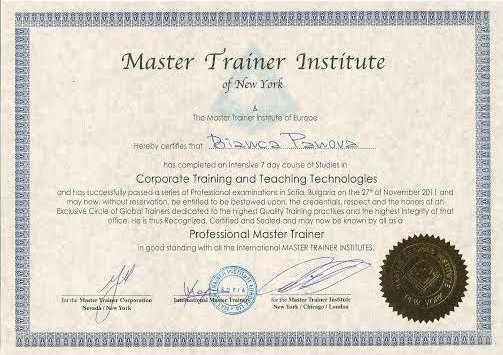 Master Trainer Institute